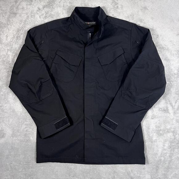 5.11 TACTICAL MENS S STRYKE TDU RAPID L/S SHIRT NWT Black Workwear - Picture 1 of 12